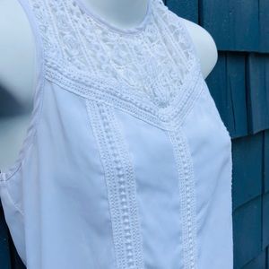 White lace top